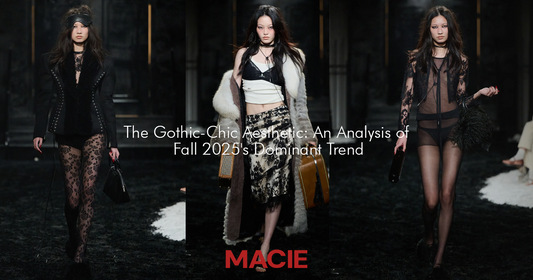 Thẩm Mỹ Gothic-Chic: Phân Tích Xu Hướng Chủ Đạo Mùa Thu 2025