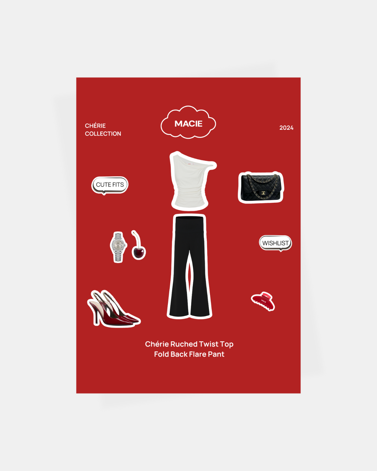 Hình dán sticker họa tiết Macie - MCST01