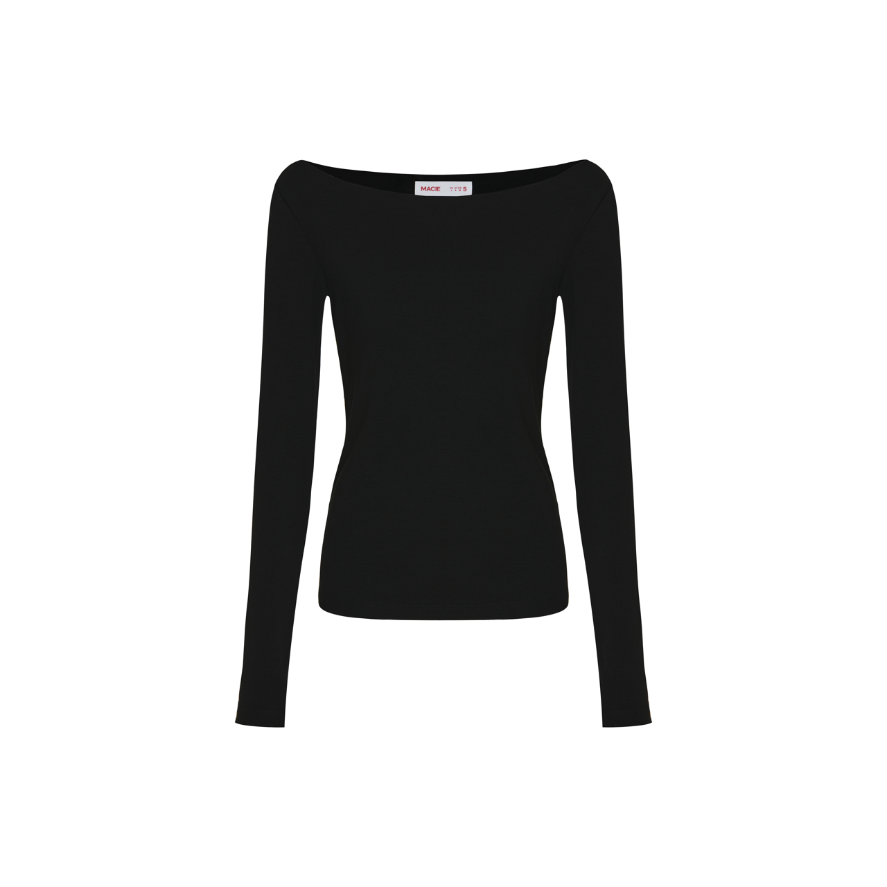 Áo thun dài tay cổ thuyền trễ vai