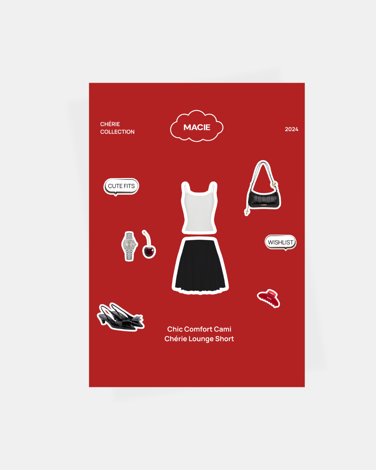 Hình dán sticker họa tiết Macie - MCST01