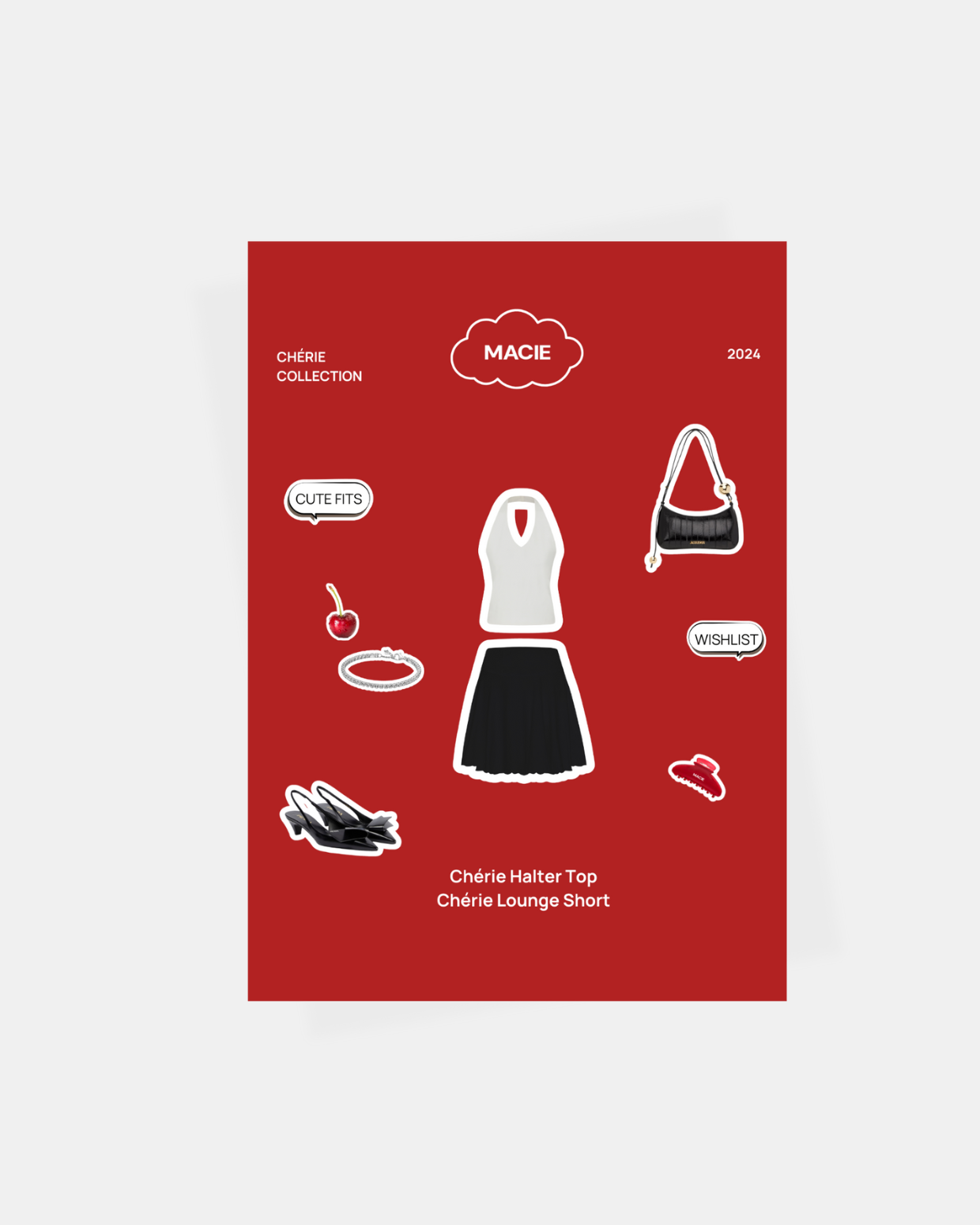 Hình dán sticker họa tiết Macie - MCST01