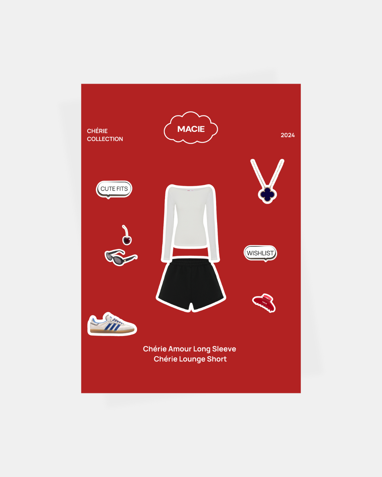 Hình dán sticker họa tiết Macie - MCST01