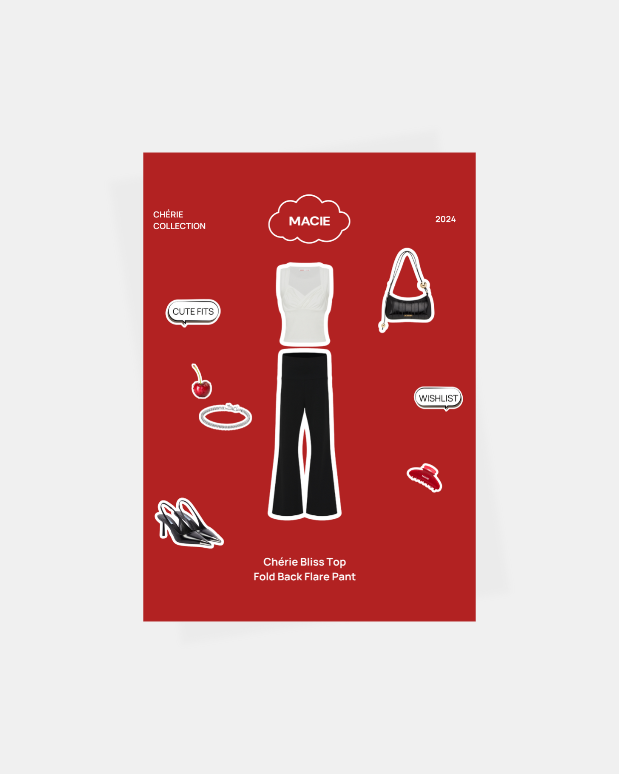 Hình dán sticker họa tiết Macie - MCST01