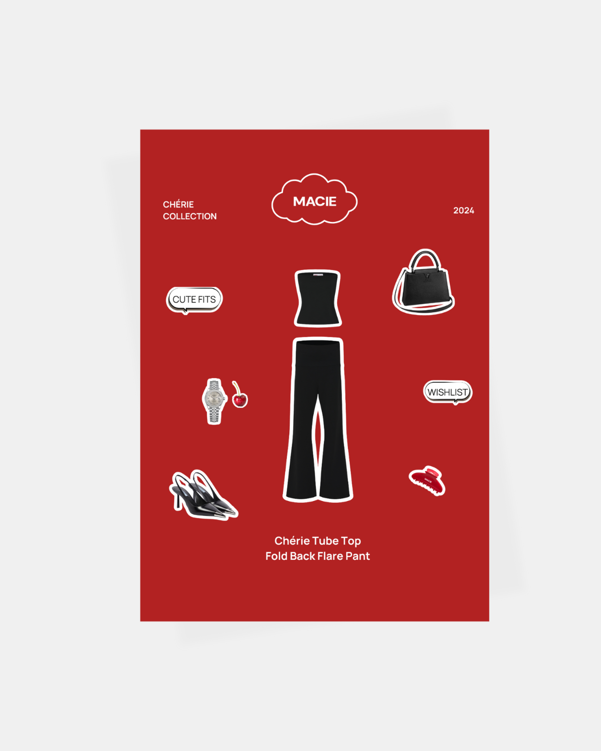 Hình dán sticker họa tiết Macie - MCST01