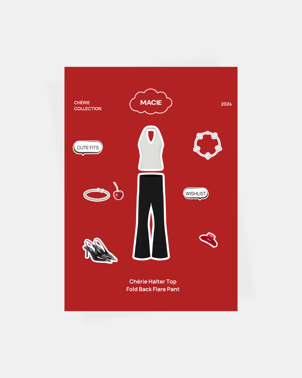 Hình dán sticker họa tiết Macie - MCST01