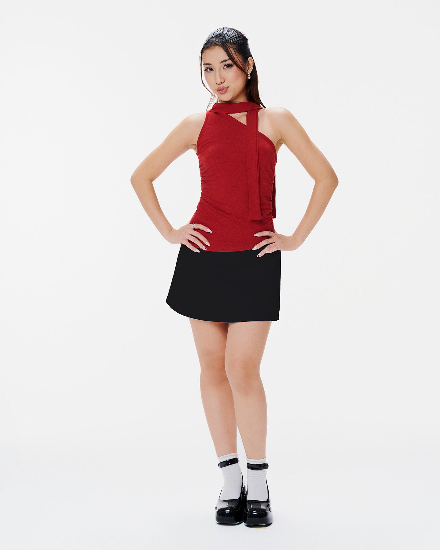 Chân váy nỉ ngắn chữ A - MCSK02