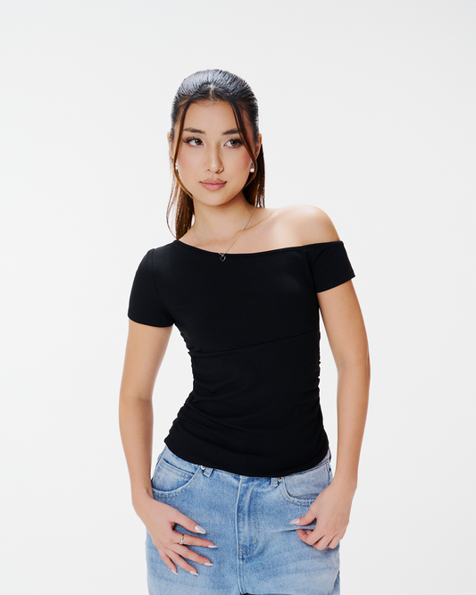 Merry Smocked off the shoulder top - MC13