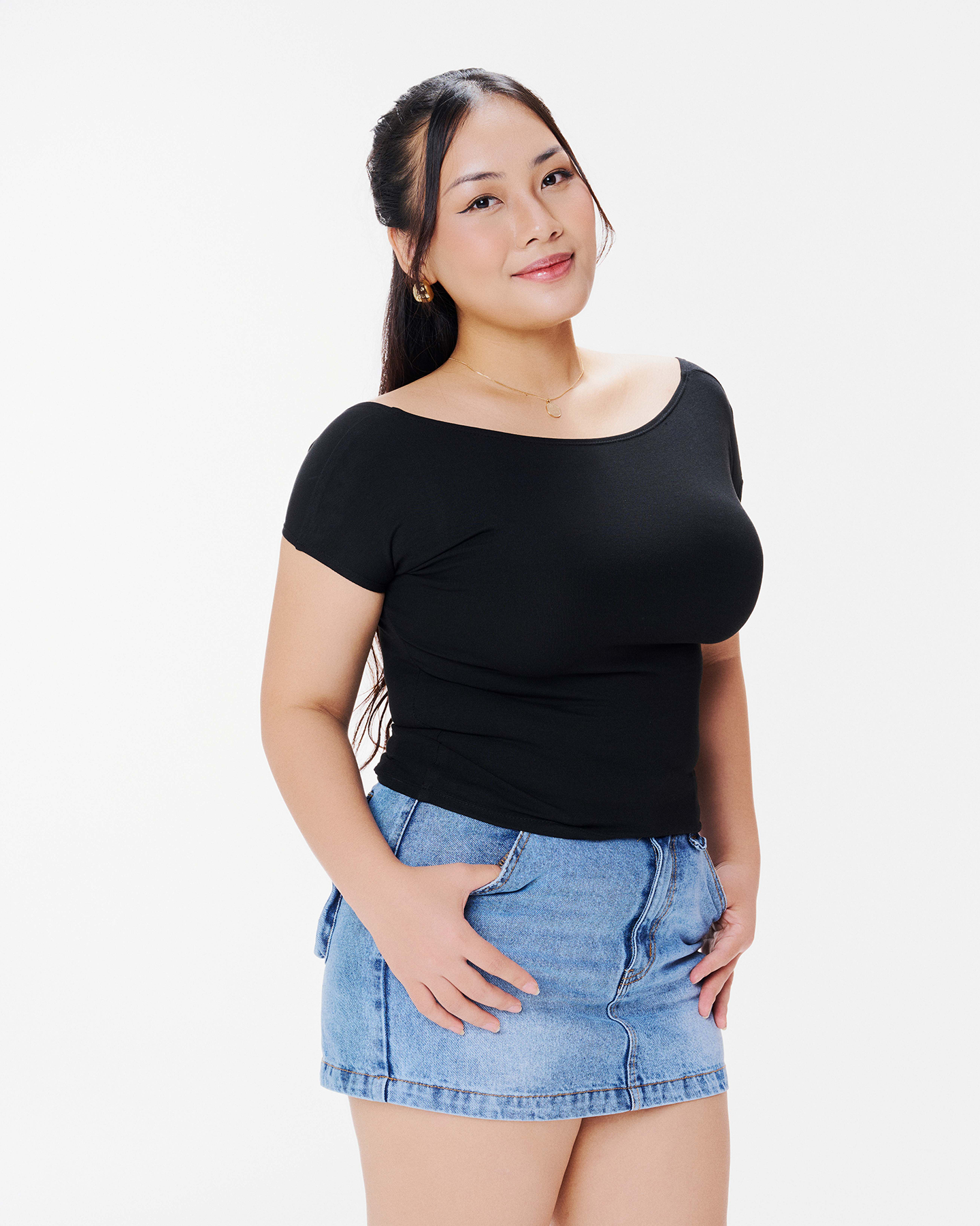 Áo thun tay ngắn cổ thuyền nữ - MC14