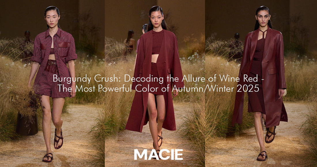 Burgundy Crush: Giải Mã Sức Hút Của Sắc Đỏ Rượu Vang - Gam Màu Quyền Lực Nhất Thu/Đông 2025