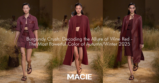 Burgundy Crush: Giải Mã Sức Hút Của Sắc Đỏ Rượu Vang - Gam Màu Quyền Lực Nhất Thu/Đông 2025