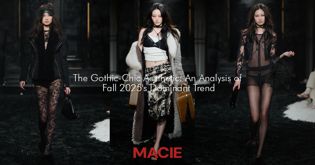 Thẩm Mỹ Gothic-Chic: Phân Tích Xu Hướng Chủ Đạo Mùa Thu 2025