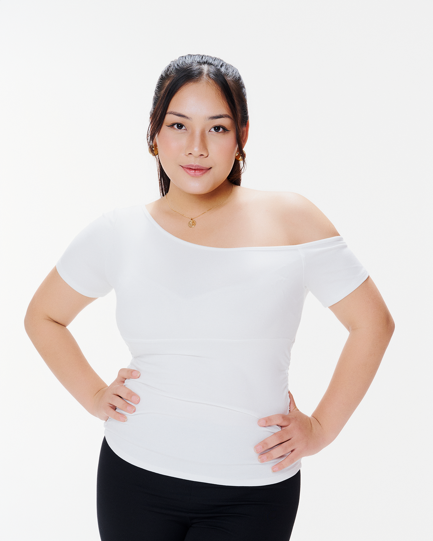 Merry Smocked off the shoulder top - MC13