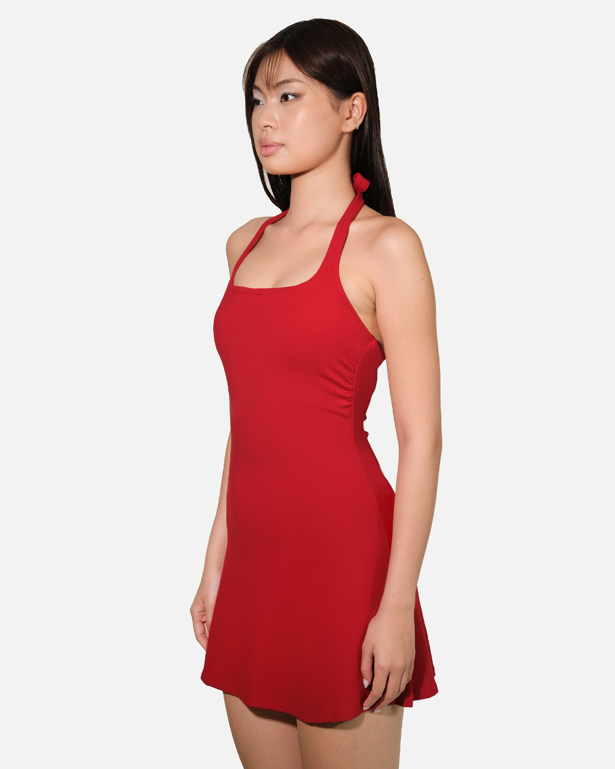 Váy cổ yếm thắt nơ sau lưng - MCD02