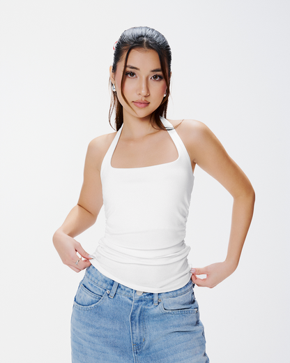 Merry Round neck halter top - MC12